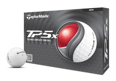 TaylorMade TP5x 2024 White Golf Balls 12pc (Numbered 1-4) TaylorMade TP5x 2024 White Golf Balls 12pc (Numbered 1-4)