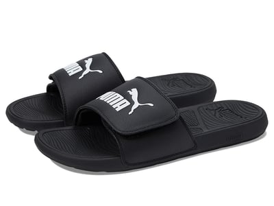 PUMA Cool Cat 2.0 Hook-and-Loop (Puma Black/Puma White) Men's Shoes