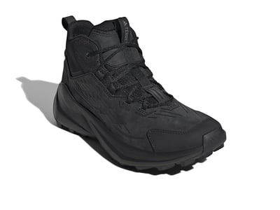 adidas Outdoor Terrex Trailmaker 2 Leather Hiking Shoes (Black/Black/Grey) Women's Climbing Shoes