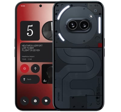 Nothing Phone (2a) Smartphone Unlocked 5G Android Phone Dimensity 7200 Pro, 50MP Dual Camera Cell Phone, 6.7'' AMOLED Display, 5000mAh Battery, NFC (Black, 8+128GB) 8+128GB Black