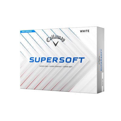Callaway 2025 SuperSoft Golf Ball #1-#4 12-Ball Pack White
