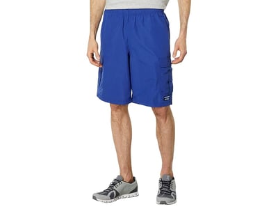 L.L.Bean 10 Supplex Sport Cargo Shorts (Cobalt) Men's Swimwear