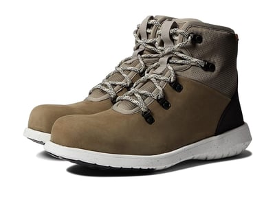 Bogs Cypress Lace Composite Safety Toe (Taupe) Women's Work Pull-on Boots