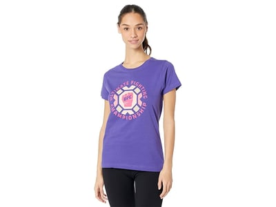 UFC Halo Tee (Heather Purple) Women's Clothing