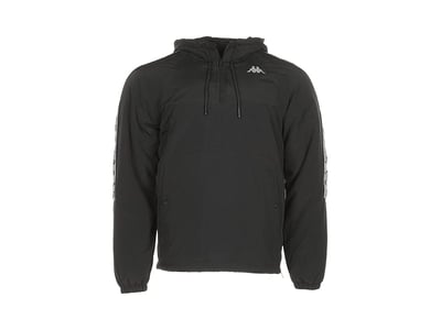 Kappa 222 Banda Dalos (Black/Grey Reflective) Men's Clothing