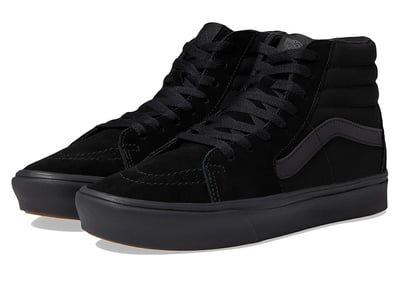 Vans ComfyCush SK8-Hi ((Classic) Black/Black) Athletic Shoes
