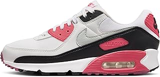 Nike Air Max 90 Women's Shoes (DH8010-105, White/Aster Pink/Black/Light Silver) Size 5