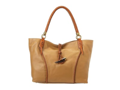 Lauren Ralph Lauren Olgevie Tote (Fawn/Lauren Tan) Tote Handbags