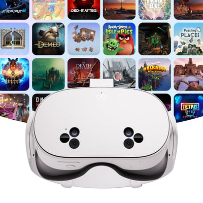 Meta Quest 3S 128GB, one Low Monthly Price, 24 Months of Games and Extended Protection, Ultimate Virtual Reality Experience Meta Quest 128GB (Includes Subscription & Warranty)