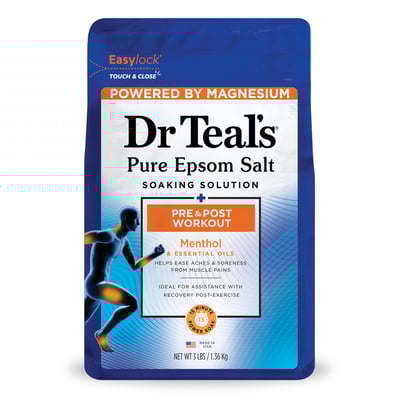 Dr Teal's Lavender Epsom Salt Soak - 3 lbs for Sleep & Relaxation