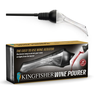Bar Amigos Kingfisher Wine Aerator Pourer Aeration Taste Enhancer Dispenser