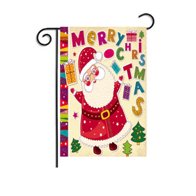 Style 4 Christmas Party Holiday Decoration Garden Flag