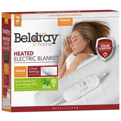 Beldray Heated Electric Single Blanket