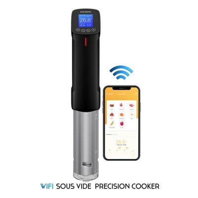 Inkbird Digital Wifi Thermometer Circulator 1000W - Sous Vide Cooking, Precise Temperature Control