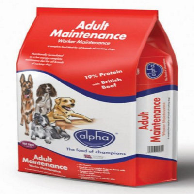 Alpha Adult Maintenance Worker Maint British Beef 15Kg