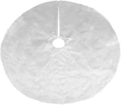 Christmas Long Pile Tree Skirt