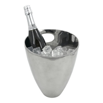 Chabrias Ltd Deluxe 5.5 Litre Shiny Tapered Large Champagne Prosecco Antique Vintage Royal Ice Bucket Cooler