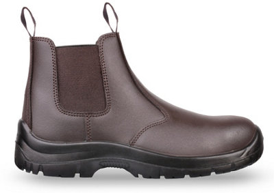 Mens Titan Dealer Lightweight Chelsea Steel Toe Cap Safety S3 Boots Work Shoe Sz