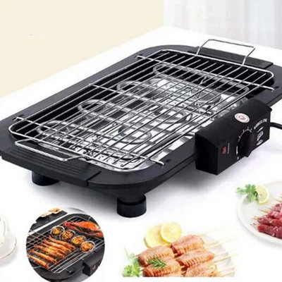 Electric Bbq Grill Home Kitchen Smokeless Barbecue