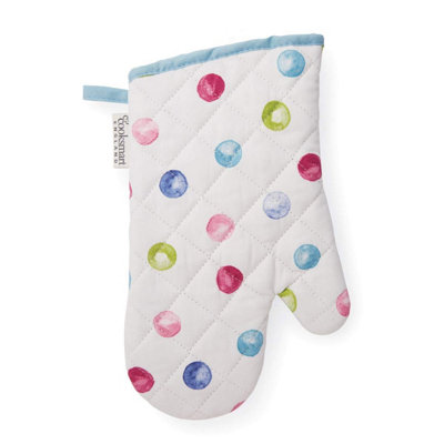 Cooksmart Spotty Dotty Kitchen Oven Gauntlet