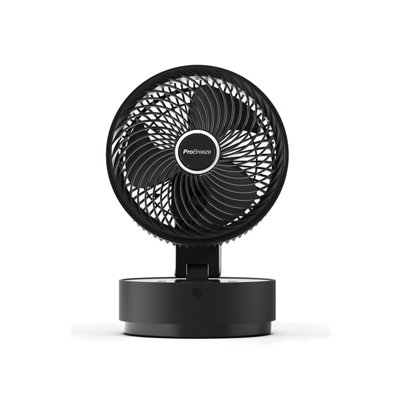 Pro Breeze 8" Turbo Desk Fan With 24 Speeds, 4 Operating Modes And 12 Hour Timer - Black