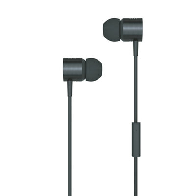 Mitec Wired Black Earphones With Microphone Included