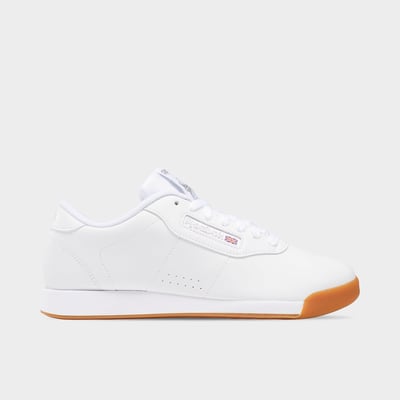 Reebok Women's Princess Casual Shoes in White/Gum Size: 9.5