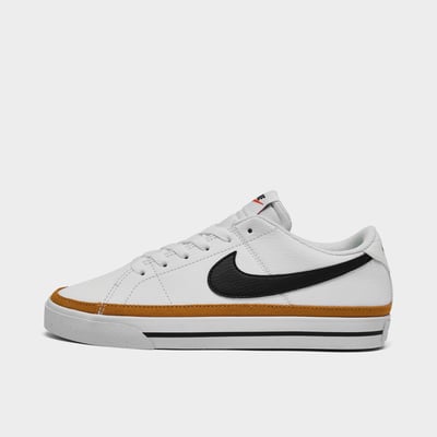 Nike Women's Court Legacy Next Nature Casual Shoes in White/Black/Desert Ochre Size: 8.0