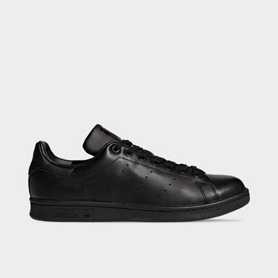 adidas Men's Originals Stan Smith Casual Shoes in Black Size: 13.5