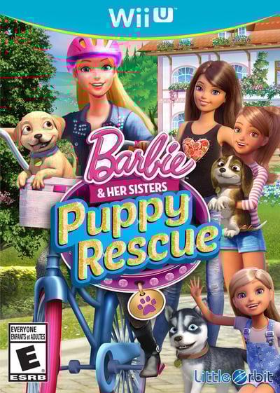 Little Orbit Barbie and Her Sisters: Puppy Rescue - Nintendo Wii U, Pre-Owned