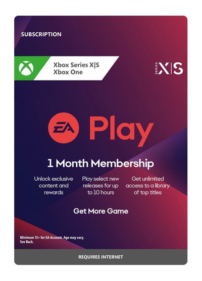 Electronic Arts EA Play 1 Month Subscription - Xbox Series X