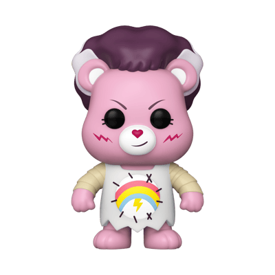 Funko POP Movies: Universal Monsters x Care Bears Cheer Bear Bride of Frankenstein 4.8-in Vinyl Figure