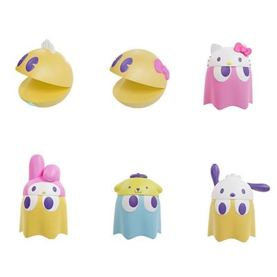 Bandai MegaHouse Pac-Man x Sanrio Characters Chibi Collect Figure Vol.1 Blind Box Figure