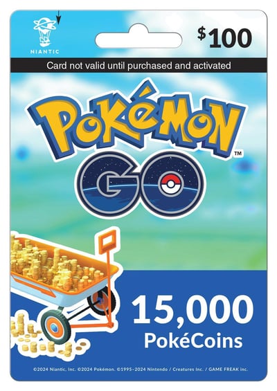 The Pokemon Company International Pokemon Go Pokecoins Virtual Currency - 15000 Pokecoins
