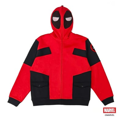 Geeknet Marvel Deadpool Cosplay Unisex Hoodie GameStop Exclusive, Size: 2XL