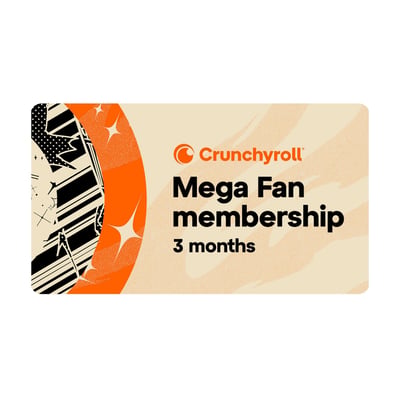 Crunchyroll Mega Fan Subscription - 3 Month