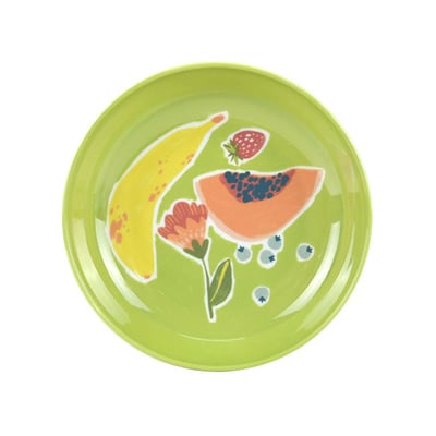 Celebrate Together Summer Celebrate Together™ Summer Green Banana Deep Melamine Plate, Olive Green