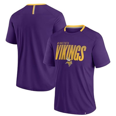 Men's Fanatics Purple Minnesota Vikings Defender Fade Slant T-Shirt, Size: XL