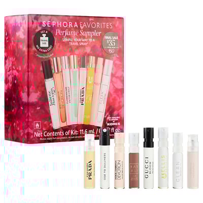 Sephora Favorites Travel Perfume Sampler Set with Voucher
