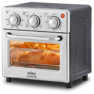 Elite Cuisine 8L Air Fryer Convection Toaster Oven with Broiler