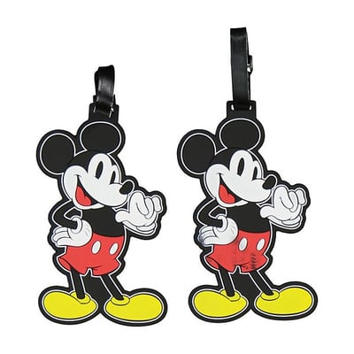 ful Disney's Mickey Mouse 2-pc. Luggage Tag Set