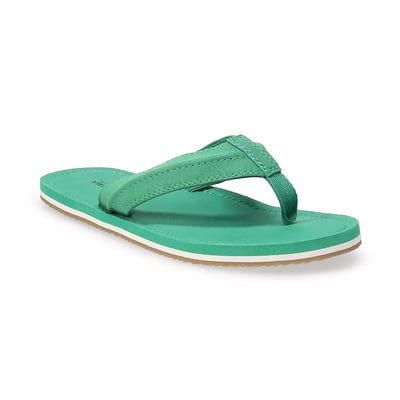 Sonoma Goods For Life® Colson Men's Thong Sandals, Size: Large 10/11, Green
