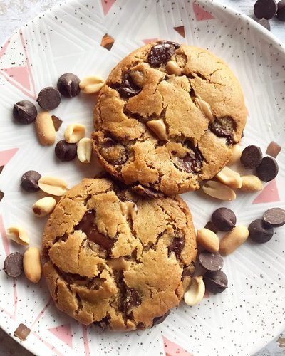 The Naughty Cookie Vegan Peanut Butter Chocolate Chip Cookies - Explore this product in more detail!