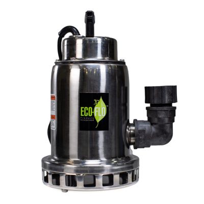 ECO-FLO Products Inc. 115V Electric Stainless Steel Utility Water Pump, 3,000 GPH, SEP75M