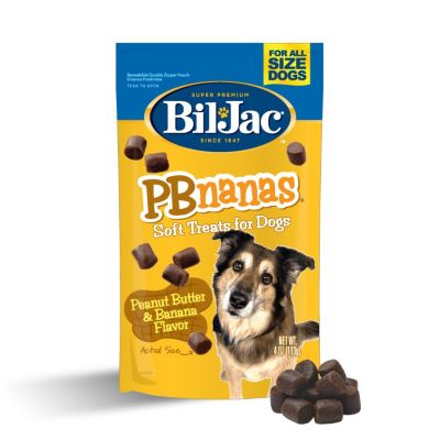 Bil-Jac PBnanas Peanut Butter and Banana Flavor Dog Treats, 4 oz. - Explore this product in more detail!