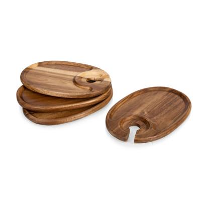 Toscana Wine Appetizer Plate Set