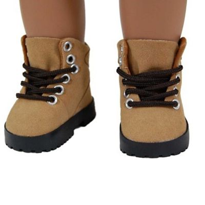 The Queen's Treasures Authentic Hiking Boots & Shoe Box for 18 in. Doll