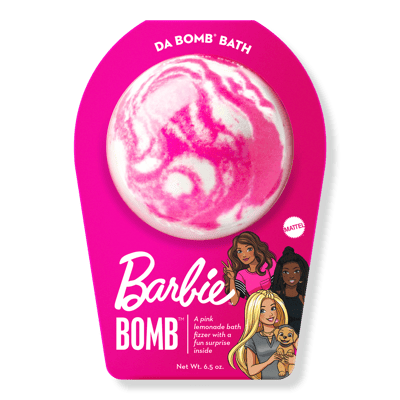 Da Bomb Barbie Pink Lemonade Swirl Bath Bomb