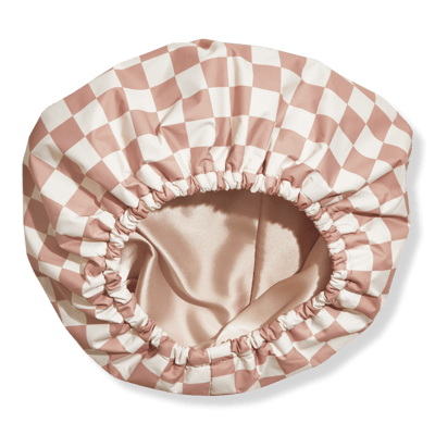 Stylish Satin-Lined Shower Cap for Ultimate Hair Protection