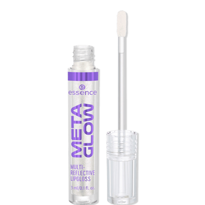 Essence Meta Glow Multi-Reflective Lipgloss in Cyber Space 01 – Futuristic Shine